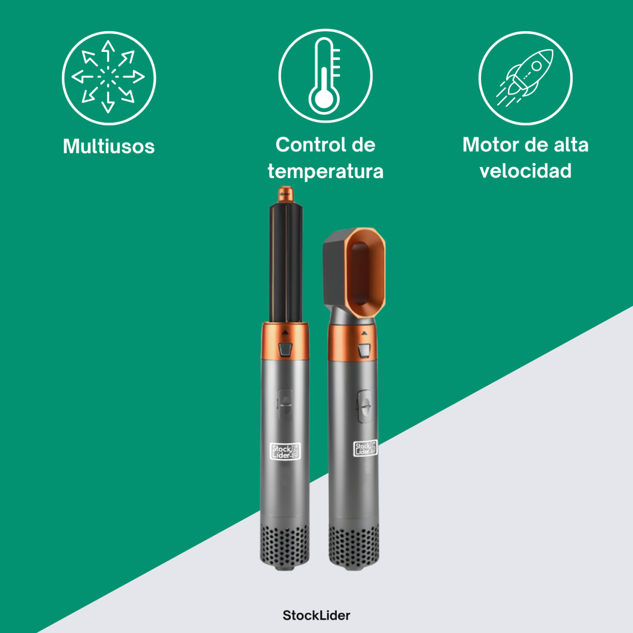 Moldeador multifunción y secador 5 en 1